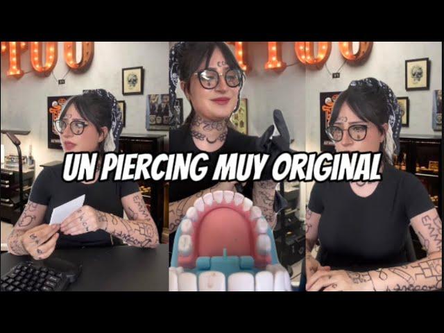 Te hago el piercing más original, cool, excéntrico, exótico,único y aesterik #asmr #piercing #humor