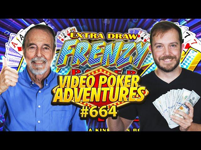 Great Win on Extra Draw Frenzy Video Poker!