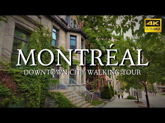 Exploring Montreal: The Best of Downtown & McGill (4K Walking Tour)