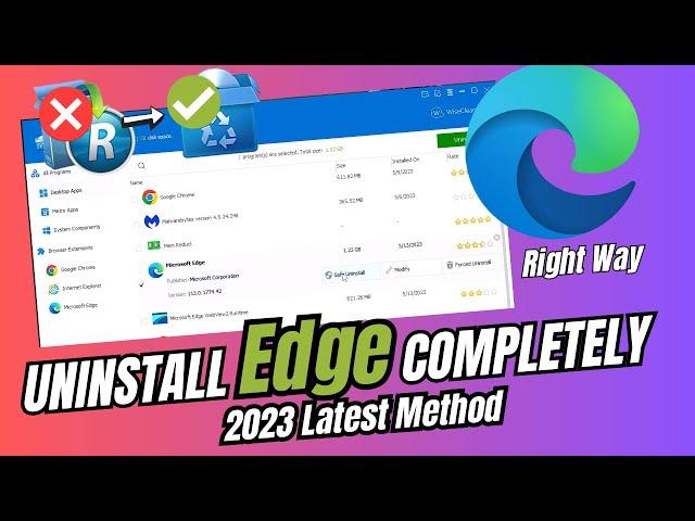 How to Uninstall Microsoft Edge Permanently Right Way (2024 NEW)