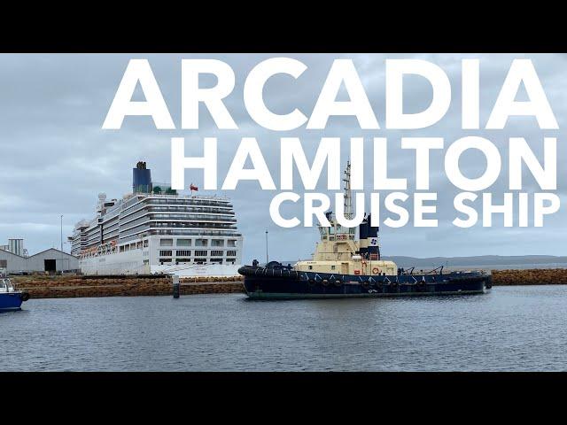 ARCADIA HAMILTON CRUISE SHIP IN ALBANY 08 March 2020 || NICKKABOO