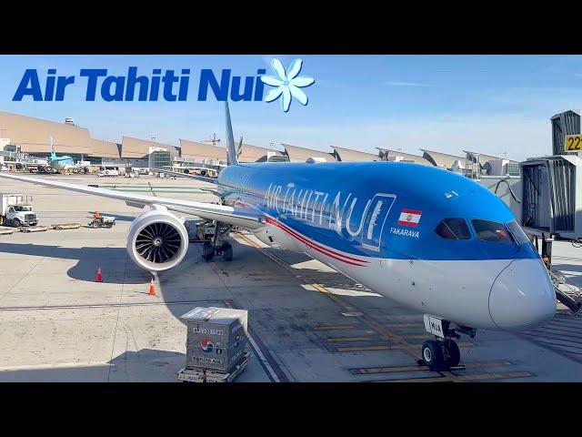   Paris CDG - Los Angeles LAX   Air Tahiti Nui Boeing 787-9 / Arctic route [FULL FLIGHT REPORT]