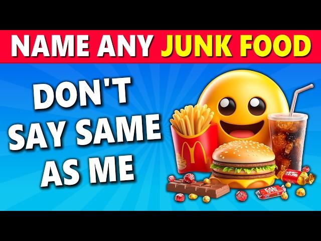 Avoid Saying The Same Thing As Me (GAME) Junk Food & Candy Edition 