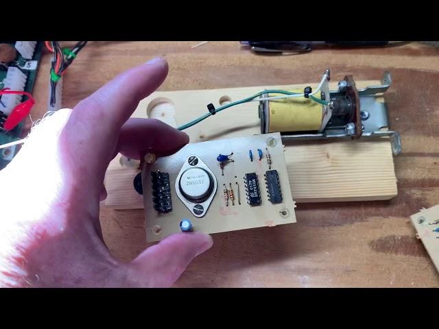 Gottlieb Pop Bumper Driver Board Test Rig