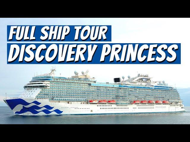 Discovery Princess Ship Tour | Deck Cruise Ship Walk Through 2023