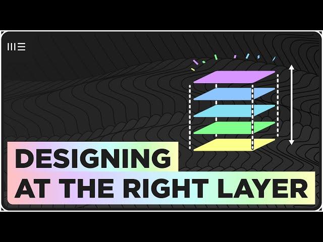 The Elements of User Experience (LAYERS!)