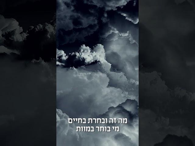 איזה חיים אתה בוחר | הרב דניאל זר