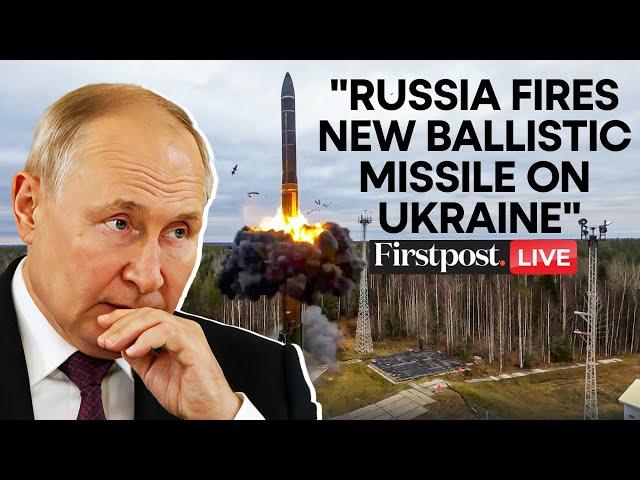 LIVE|Russia Ukraine War: Putin Says Russia Fired New Intermediate-Range Ballistic Missile on Ukraine