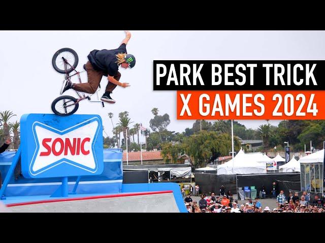 BMX Park Best Trick! X Games 2024