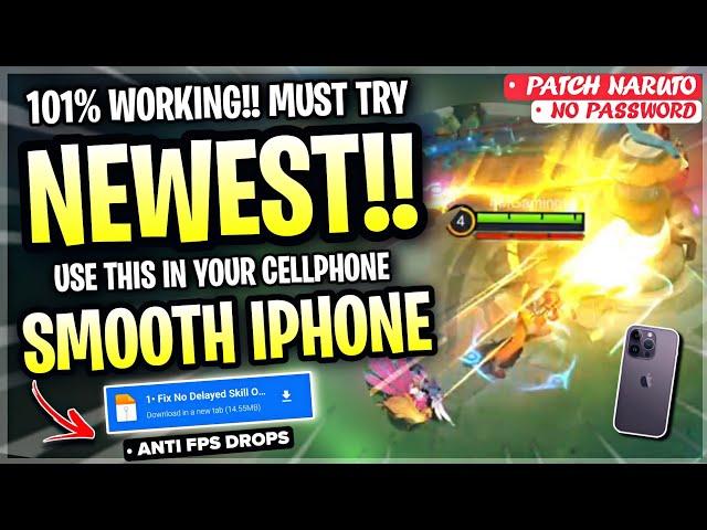New! Fix Skill No Delay Super Responsive In Mobile Legends | Config Ml Anti Lag - Patch Naruto