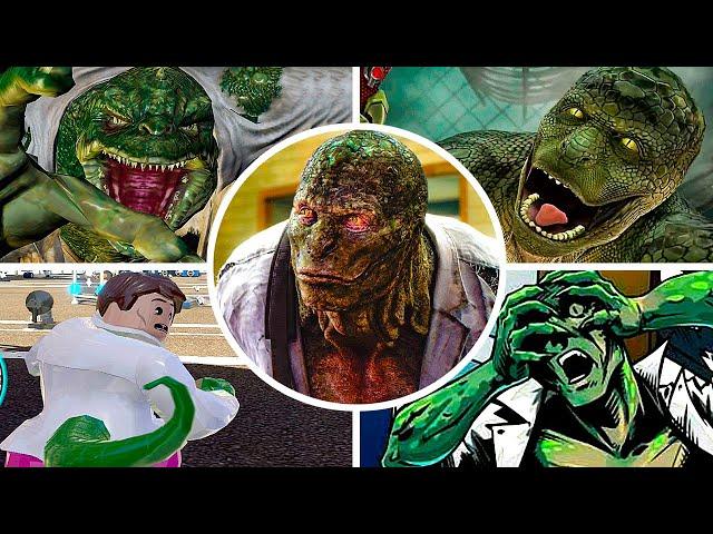 Evolution of Connors Transforming Into Lizard in Spider-Man Games