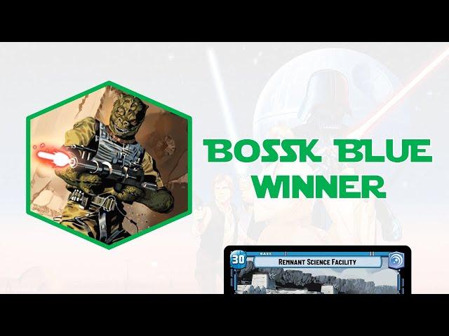 BOSSK CONTROL 201 PLAYERS WINNER - Deck Test / Star Wars Unlimited - Gameplay EN-US