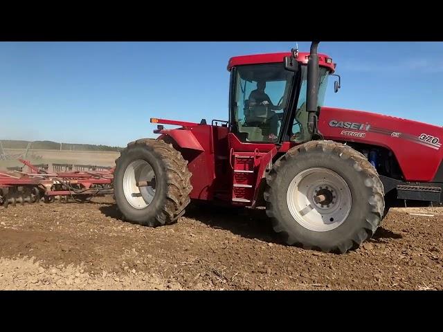 Discing after potato harvest   Hafner Seed Farms