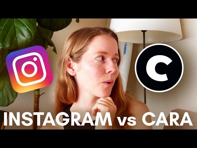 Is CARA the new social media for artists? Instagram versus Cara