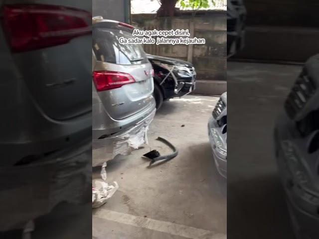 SEREMmerinding, inilah kumpulan mobil bekas kecelakaan || #shorts #viral #fyp