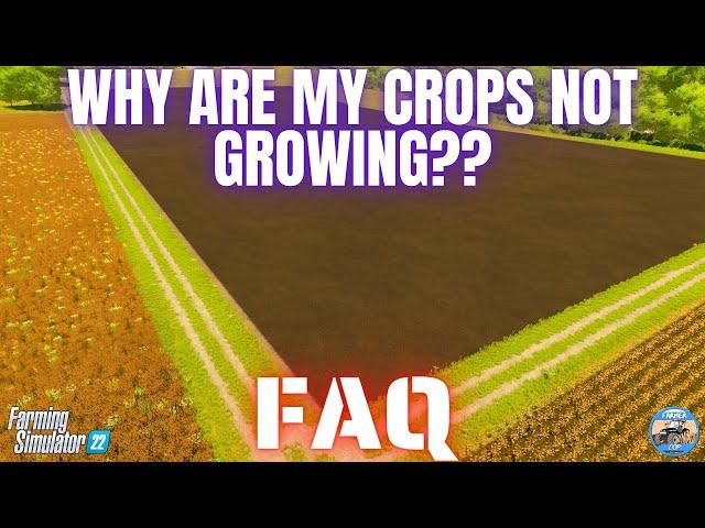 WHY ARE MY CROPS NOT GROWING?? - FAQ - Farming Simulator 22