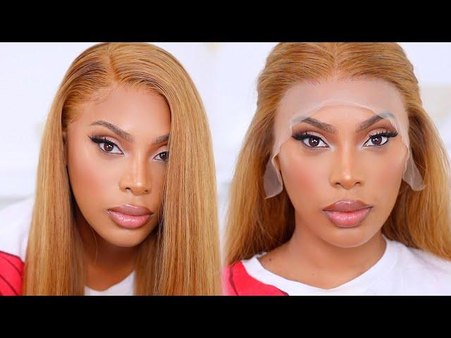 YOU DON'T NEED HD LACE| HOW TO MELT TRANSPARENT LACE WIG