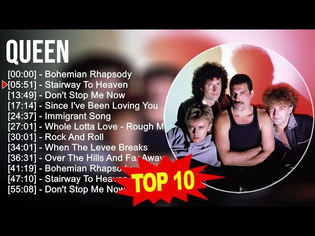 Q u e e n Greatest Hits - 70s 80s 90s Music - Top 10 Q u e e n Songs