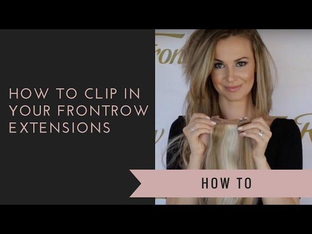 How to clip in your FrontRow extensions