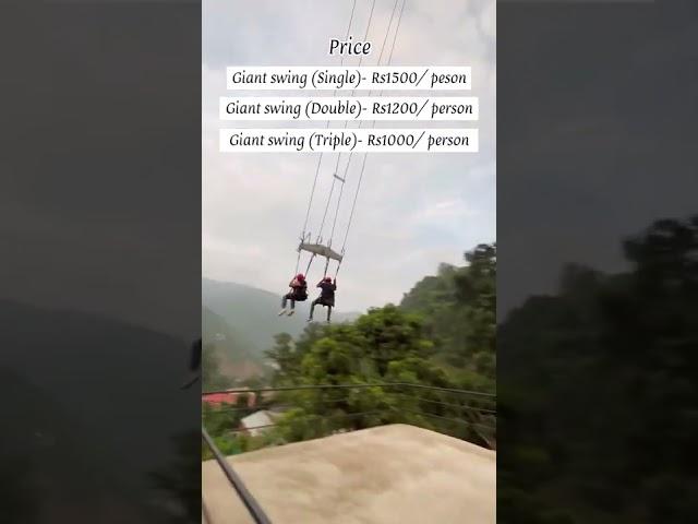 Giant swing in rishikesh #shorts #explorekaro #rishikesh #giantswing #explorepage #explore #travel