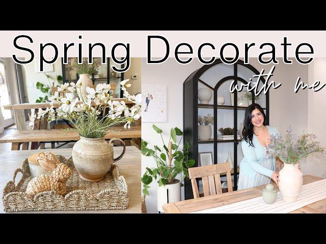 SPRING DECORATE WITH ME 2024 | Spring Decor Ideas | Spring Kitchen Decor | Spring Living Room Decor