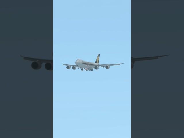 Town View  Boeing 747-8F gear down for landing #Airport #rfs #shorts #viralshorts #aviation