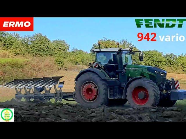 Fendt 942 Vario plowing whit Ermo aratri | Az. Saltarelli Migiani