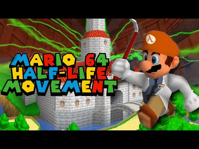 Super Mario 64 with Half-Life Movement 70 Star Speedrun 41:34