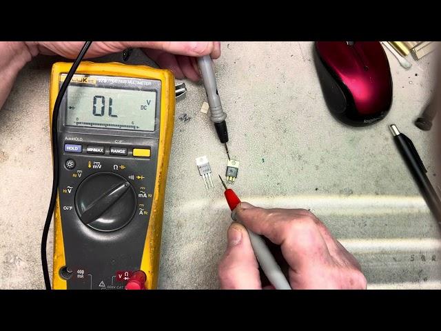 Testing a TIP-102 or equivalent Darlington transistor