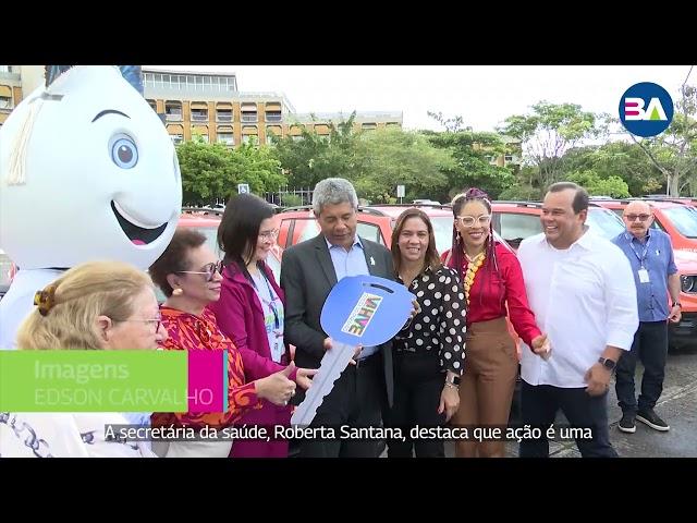 Veículos entregues pelo Governo do Estado fortalecem ações de vacinação na Bahia