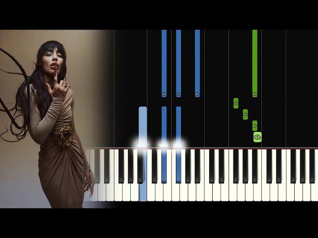 Loreen - Tattoo  - EASY Piano Tutorial