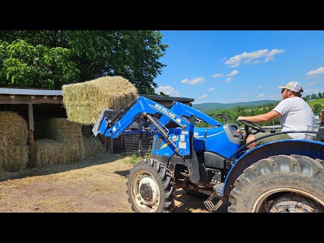 Massive Hay Bale Challenge: Relocating 20 GIANT BALES