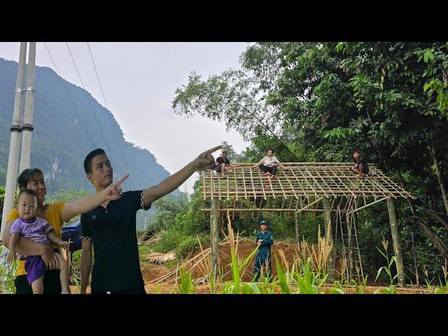 Love story: giang nga and phong build a new house together - kind policeman comes to help.