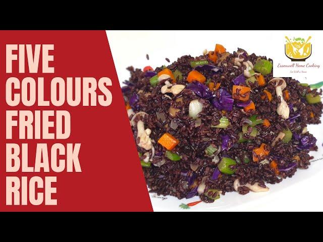 5 Colours Fried Black Rice
