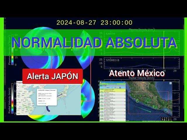 TAN NORMAL QUE SE HACE RARO . ALERTA MÁXIMA JAPÓN  Y ATENTOS EN MÉXICO  