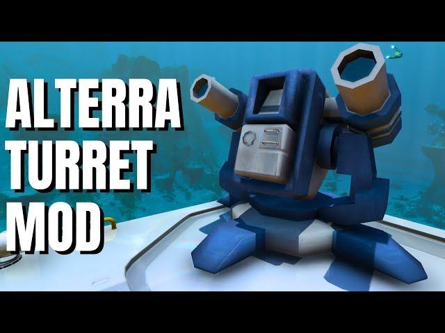 Finally A Proper WEAPON! - Subnautica Mod Spotlight: Alterra Turret