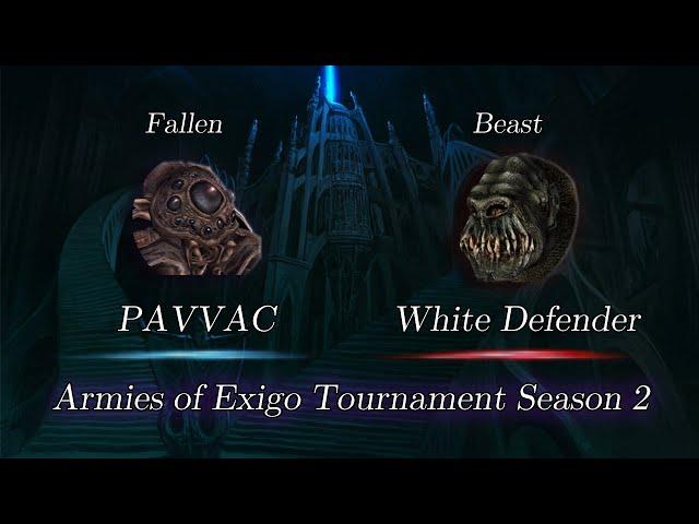 PAVVAC vs White Defender - Armies of Exigo Tournament Season 2