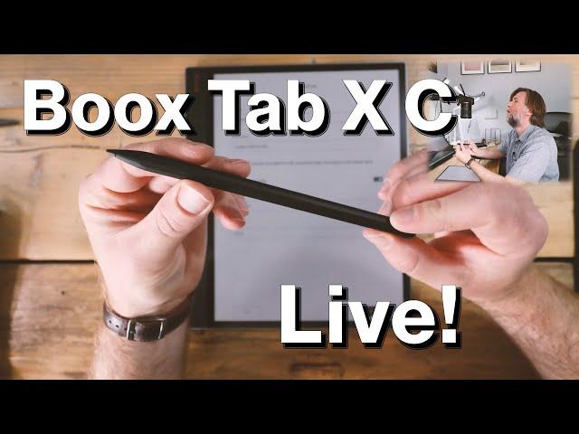 Live Testing and Chat about the Boox Tab X C