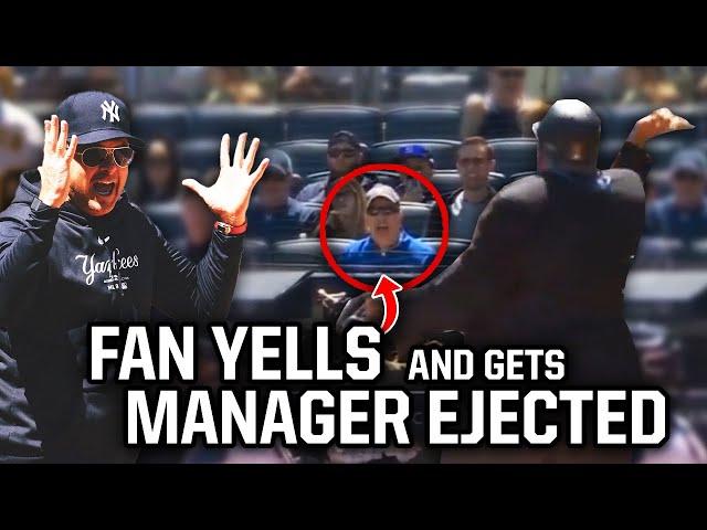 Umpire ejects Yankees manager because a fan yelled, a breakdown