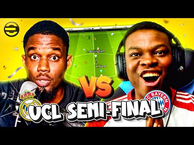 UCL SEMI FINALS REAL MADRID vs BAYERN MUNICH | eFOOTBALL PES 24