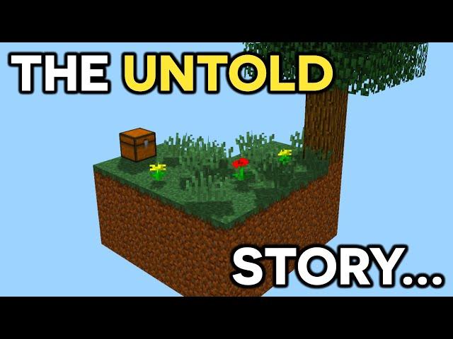 How 1 Island CHANGED Minecraft Forever - The Story of Skyblock...