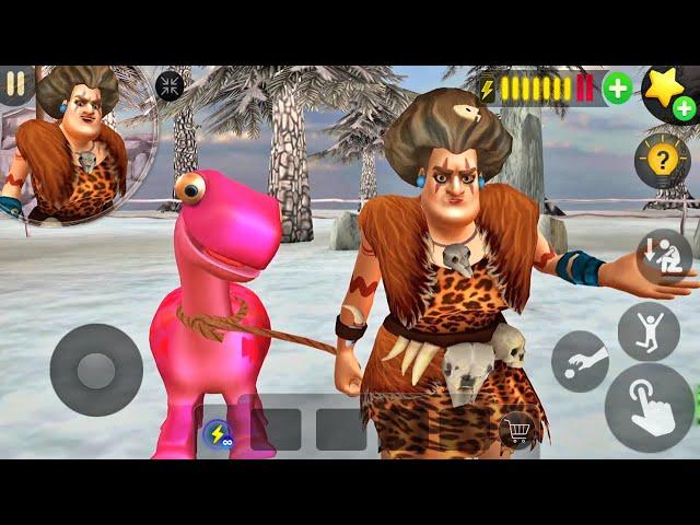 Scary Teacher 3D Stone Age New Miss T Prank - Funny Gameplay