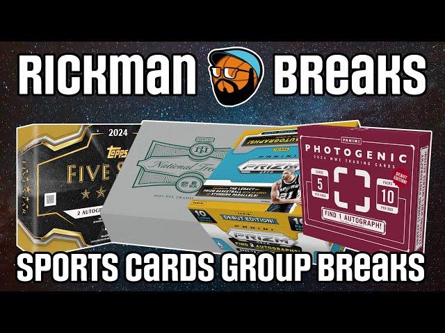  BLACK 1/1 DECA AUTO! FIVE STAR 1/1! PHOTOGENIC 1/1!  Thursday Night Rickman LIVE Group Breaks