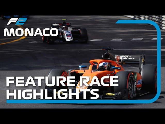 F2 Feature Race Highlights | 2022 Monaco Grand Prix