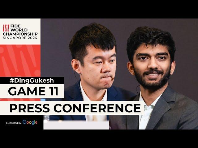 Press Conference after Game 11 | 2024 FIDE World Championship Match