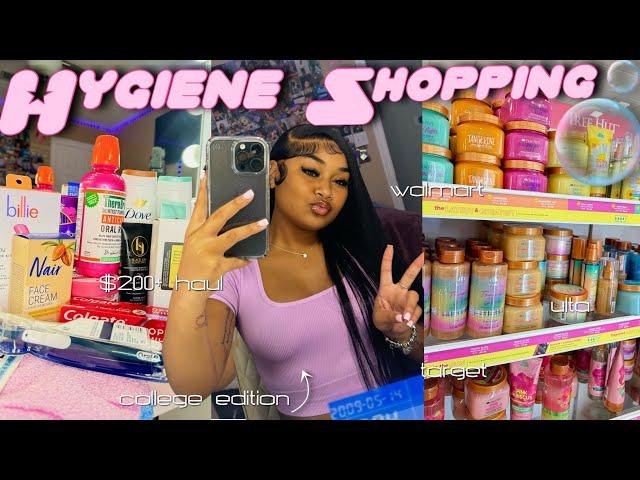 Come HYGIENE SHOPPING w/ me for college  | $200+ haul, target, ulta finds