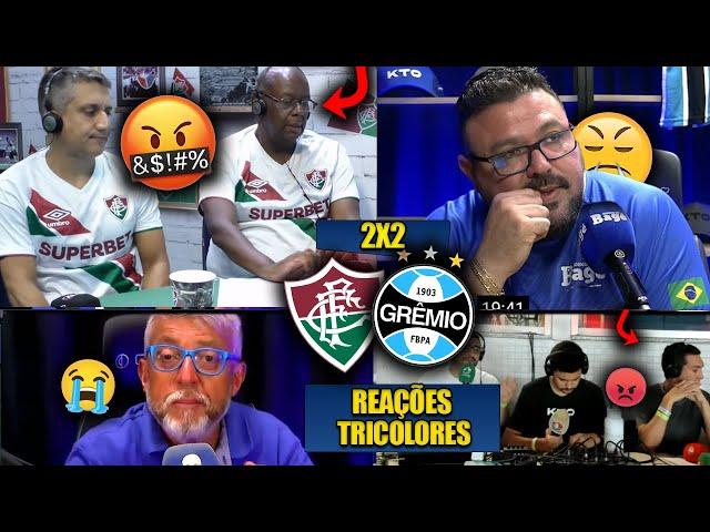 REAÇÕES dos TRICOLORES FURIOSOS com o EMPATE - FLUMINENSE 2X2 GRÊMIO [REACT GRENAL BRASILEIRÃO ]