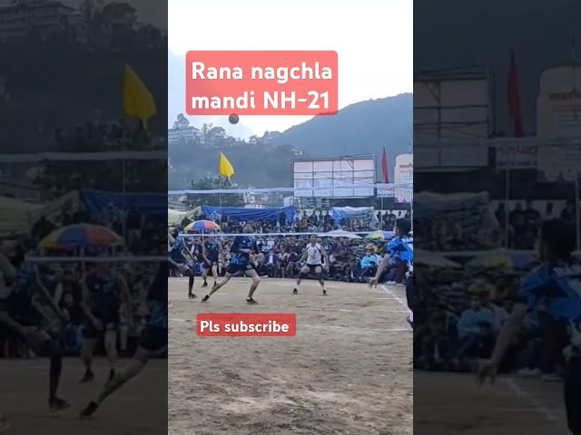 Volleyball ball attack #rana_nagchala #sportsequipment #himachalvolleylover #doubleblockattackvolley