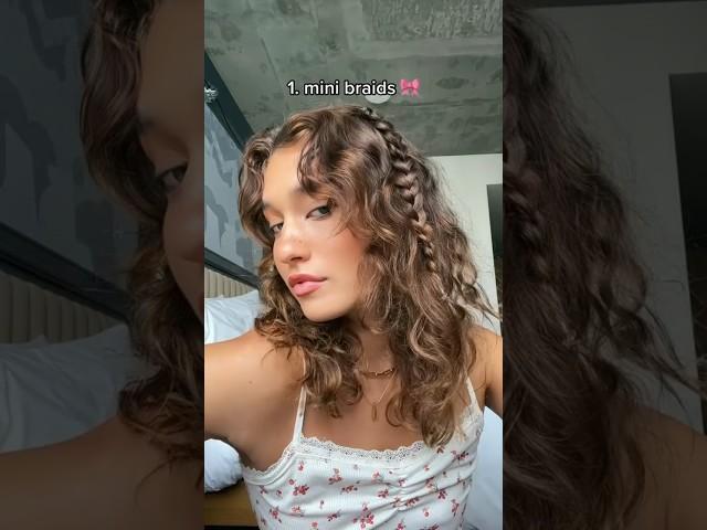 hair down hairstyles with some spice️ #hairstyle #shorts