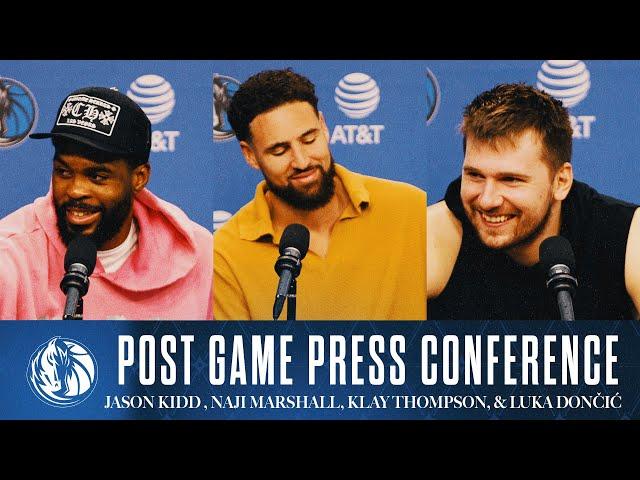 Jason Kidd, Naji Marshall, Klay Thompson & Luka Dončić | Post Game vs NOP | 11/19/24